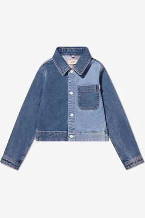 DL1961 Girls Manning Blocked Jacket in - Size 12-14Y