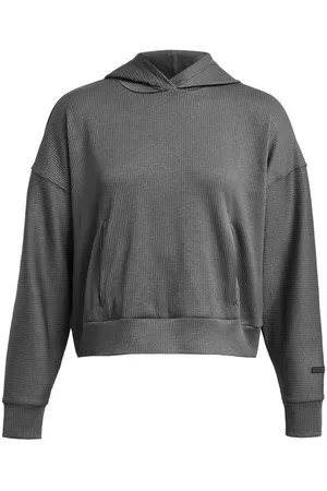 Under Armour Womens UA Journey Rib Oversized Hoodie in - Size 16 UK