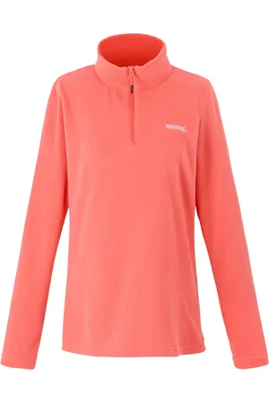 Regatta Great Outdoors Womens/Ladies Sweetheart 1/4 Zip Fleece Top ( Bloom) - Size 8 UK