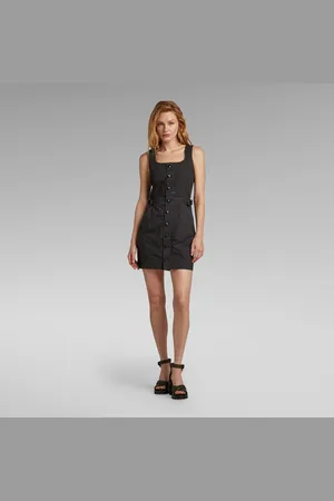 G-Star Womens G-Star RAW Sleeveless Dress - Cotton - Size X-Large