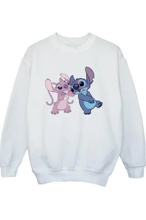 Disney Girls Lilo & Stitch Kisses Sweatshirt - Size 12-13Y