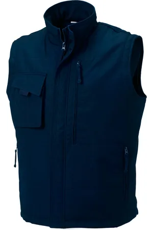 Russell Athletic Mens Gilet Jacket (French Navy) - - Size Medium