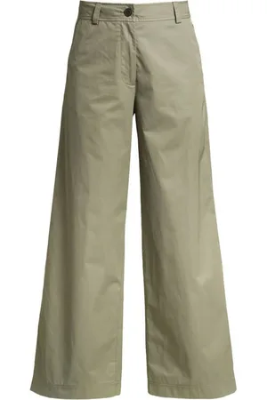 Parajumpers Womens Amazonas Sage Wide Flared Trousers - Size Small