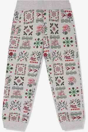 Kenzo Boys Seasonal Print Joggers in - Size 10Y