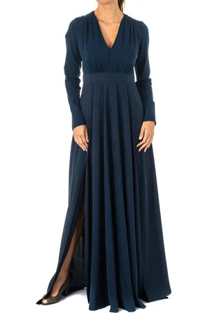 La Martina Womens long sleeve V-neck dress KWD005 - - Size Small