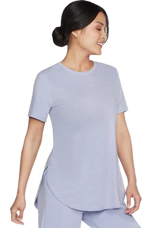 Skechers WTS359/LVLP GODRI SWIFT TUNIC Womens T-Shirt Lavender - - Size Large