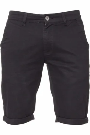 Enzo Mens Slim Fit Stretch Chino Shorts - Cotton - Size 34W/32L