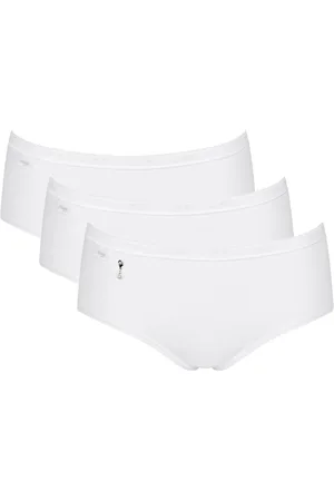 Sloggi Womens Basic+ Midi 3 Pack Briefs - - Size Large