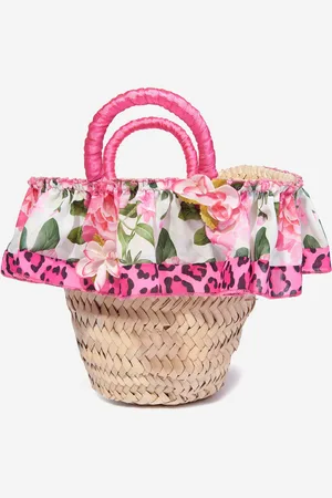 SELINI Girls Leopard And Floral Pouch Bag in (13.5cm) - One Size