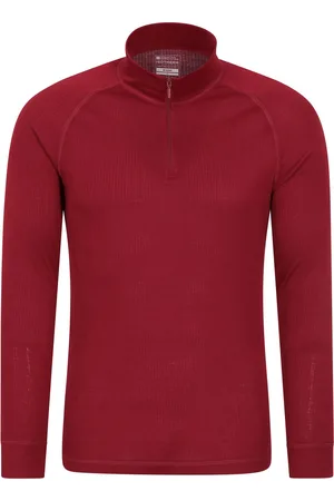 Mountain Warehouse Mens Talus Zip Neck Long-Sleeved Thermal Top - Size 2XS