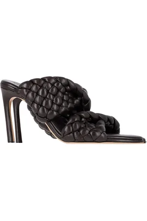 Bottega Veneta Pre-owned Womens Intrecciato Slide Sandals in Leather - Size EU 36