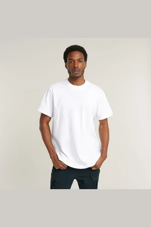 G-Star Mens G-Star RAW Flock G-Script Loose T-Shirt - Cotton - Size X-Large