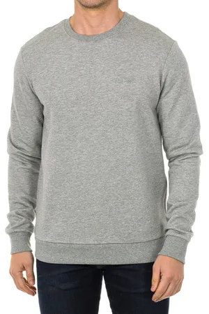 Emporio Armani Mens long-sleeved crew-neck sweatshirt 7V6M69-6JQDZ - Cotton - Size 3XL