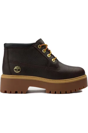 Timberland Womens Mid Lace Waterproof Boots - Leather - Size UK 6