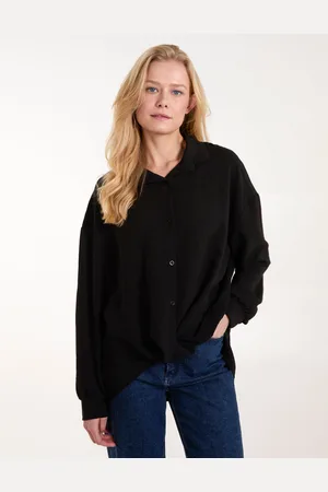 Blue Vanilla Womens Twist Front Shirt - - Size Medium