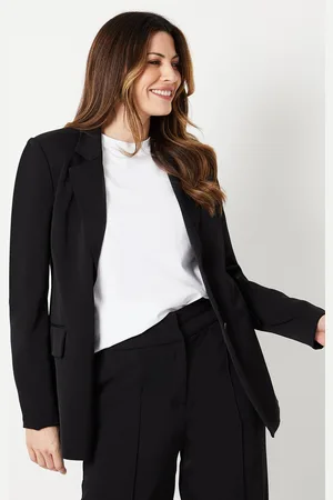 wallis Womens Button Detail Single Breasted Blazer - - Size 14 UK