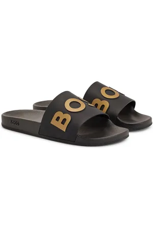 HUGO BOSS Mens Bay Sliders in - Size UK 5