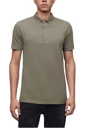 AllSaints Reform Mens Polo Shirt Summer Casual T Shirts - Cotton - Size 2XL