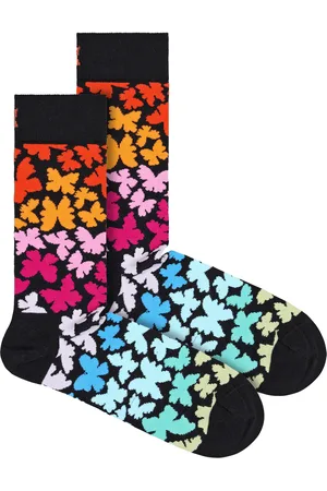 Happy Socks Unisex - Novelty Butterfly Design