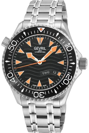 Gevril Mens Hudson Yards Swiss Automatic Black Watch - - One Size