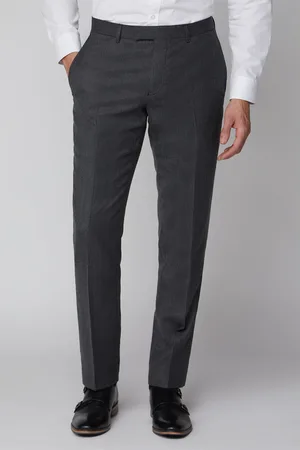 Racing Green Mens Texture Suit Trousers - - Size 44 Regular