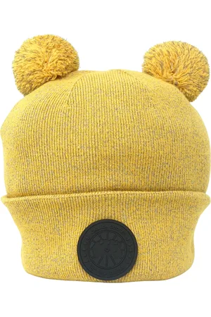 Canada Goose Womens X Angel Chen Double Pom Toque Yelllow Beanie - - One Size