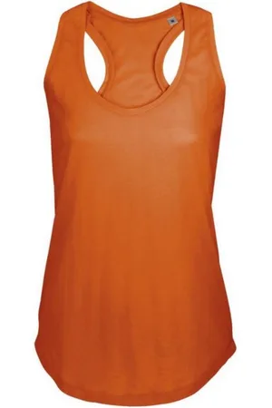 Sols Womens/Ladies Moka Plain Sleeveless Tank Top (Burnt ) Cotton - Size X-Small
