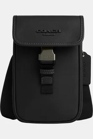 Coach Mens Racer Phone Crossbody in Smooth Leather - - One Size