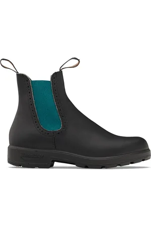 Blundstone Womens #2320 /Teal Chelsea High Top Boot Leather - Size UK 3