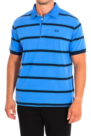 La Martina Mens Short Sleeve Polo TMP326-JS328 man - Cotton - Size Medium