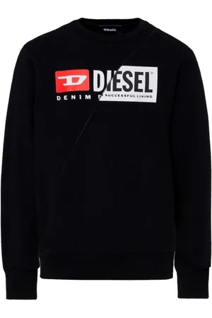 Diesel Mens Cut Division Logo Sweatshirt Cotton - Size X-Large