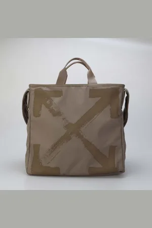 OFF-WHITE Mens Accessories Off White Core NS Tote Bag in Camel - - One Size