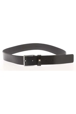 HUGO BOSS Mens Accessories Signature Stripe Belt in Leather - Size 28 inches