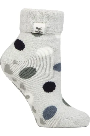 Heat Holders Womens Ladies Cosy Socks with Turn Over Cuff
