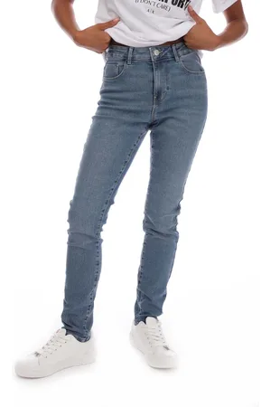 VERO MODA Womens Elly Mid Rise Skinny Jeans in Denim - Cotton - Size 10 Regular
