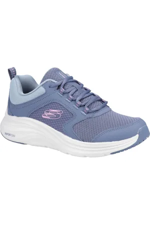 Skechers Vapor Foam Textile WoMens Slate/Pink Trainers - - Size UK 6