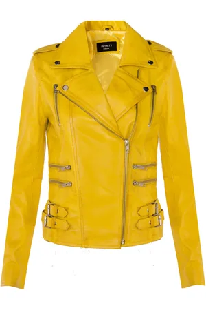 Infinity Womens Brando Biker Jacket-Loddon - Lamb Leather - Size 22 UK