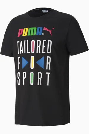 PUMA Mens Graphic Tailored For Sport Tee Logo T-Shirt 597431 01 - Size Medium