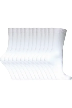 Sock Snob Womens Plain Cotton Rich Socks