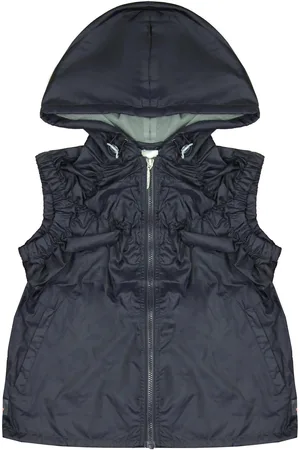 Nike Zip Up Hooded Gilet Womens Sleeveless Sports Vest 261131 502 - Size X-Small