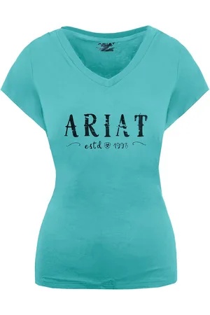 Ariat Logo Womens T-Shirt Spandex - Size X-Small