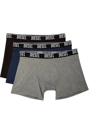 Diesel Mens UMBX-Sebastian Boxer Shorts Three Pack - Cotton - Size Large