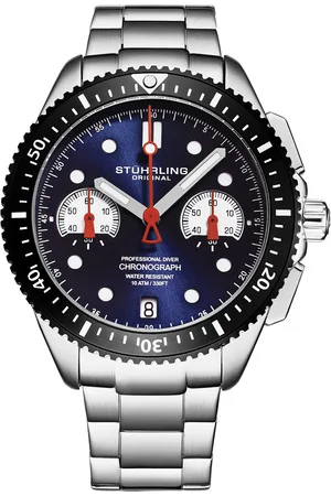 Stuhrling Mens Velocity 4016 Quartz 42mm Chronograph - - One Size