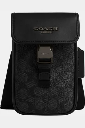 Coach Mens Racer Phone Crossbody in Signature - - One Size