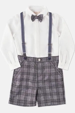 Angel & Rocket Boys Ronan Smart Shirt & Short Set - - Size 3Y