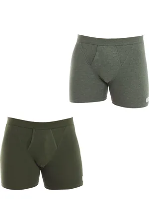Abanderado Mens Pack of 2 Ocean organic cotton boxers, model A0AFT for men. - - Size EU 56