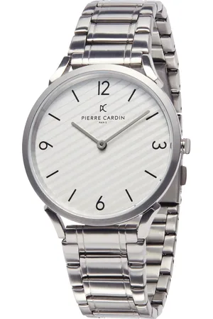 Pierre Cardin Pigalle Stripes Mens Watch CPI.2020 Stainless Steel - One Size