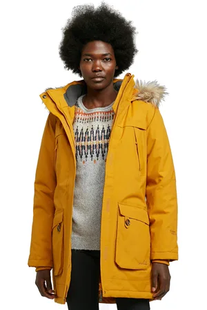 Peter Storm WoMens Paloma Waterproof Parka Jacket with Faux Fur Lined Hood, Winter Coat - Polyamide - Size 16 UK
