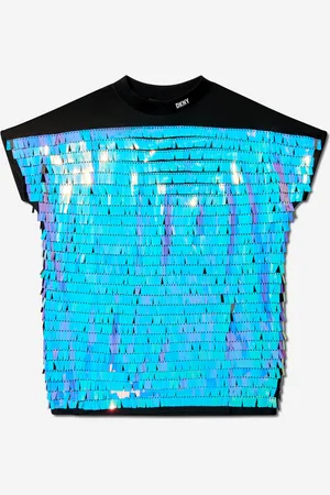 DKNY Girls Sequin Dress in - Size 8Y