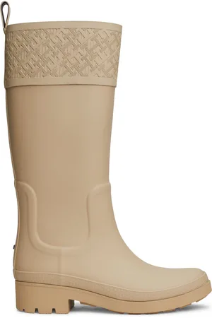Tommy Hilfiger RUBBER Womens Long Boots - Size UK 5